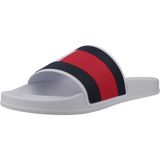 TOMMY HILFIGER TOMMY HILFIGER Erkek Marka Logolu Günlük Kullanıma Uygun 1Beyaz Terlik FM0FM05798 YBS