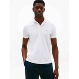 TOMMY HILFIGER TOMMY HILFIGER Erkek Marka Logolu Günlük Kullanıma Uygun Beyaz Polo Yaka T-Shirt MW0MW37309 YBR