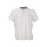 TOMMY HILFIGER TOMMY HILFIGER Erkek Marka Logolu Günlük Kullanıma Uygun Beyaz T-Shirt MW0MW37313 YBR