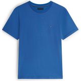 Tommy Hilfiger Tommy Hılfıger Erkek Marka Logolu Günlük Kullanıma Uygun Galaktik Mavi T-Shirt MW0MW39995 C4U - XL