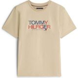 Tommy Hilfiger Tommy Hılfıger Erkek Marka Logolu Günlük Kullanıma Uygun Khaki T-Shirt MW0MW42369 Rbt - XL
