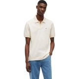 Tommy Hilfiger Tommy Hılfıger Erkek Marka Logolu Günlük Kullanıma Uygun Krem Polo Yaka T-Shirt DM0DM22711 Aef - XL