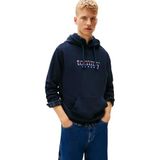 TOMMY HILFIGER TOMMY HILFIGER Erkek Marka Logolu Günlük Kullanıma Uygun Lacivert Sweatshirt DM0DM22642 C1G