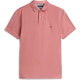 Tommy Hilfiger Tommy Hılfıger Erkek Marka Logolu Günlük Kullanıma Uygun Pembe- Polo Yaka T-Shirt MW0MW17771 Ths