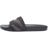 TOMMY HILFIGER TOMMY HILFIGER Erkek Marka Logolu Günlük Kullanıma Uygun Siyah-Beyaz Terlik EM0EM01697 0GM