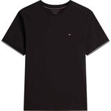 Tommy Hilfiger Tommy Hılfıger Erkek Marka Logolu Günlük Kullanıma Uygun Siyah T-Shirt MW0MW38626 Bds - XL