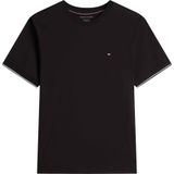 TOMMY HILFIGER TOMMY HILFIGER Erkek Marka Logolu Günlük Kullanıma Uygun Siyah T-Shirt MW0MW38626 BDS