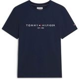 Tommy Hilfiger Tommy Hılfıger Erkek Marka Logolu Organik Pamuklu Günlük Kullanıma Uygun Lacivert T-Shirt MW0MW11797 Dcc