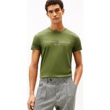 Tommy Hilfiger Tommy Hılfıger Erkek Marka Logolu Organik Pamuklu Günlük Kullanıma Uygun Yeşil5 T-Shirt MW0MW11797 L01 - XL