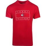 Tommy Hilfiger Tommy Hılfıger Erkek T-Shırt 09T4511-600 - Kırmızı