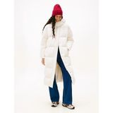 Tommy Hilfiger Tommy Hılfıger Kadın Marka Logolu Kapitone Dikişli Kapüşonlu Günlük Kullanıma Uygun Bbeyazz Mont DW0DW21977 Ybh - S