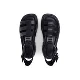 TOMMY HILFIGER TOMMY HILFIGER Kadın Marka Logolu Şık Görünümlü Rahat Tabanlı Günlük Kullanıma Uygun Siyah Sandalet EN0EN02943 BDS