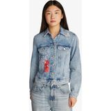 Tommy Hilfiger Tommy Jeans Classic Trucker Kadın Denim Mavi Ceket - 1AB-Lacivert