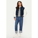 Tommy Hilfiger Tommy Jeans Kadın Lacivert Regular Fit Bomber Ceket - XS