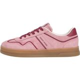 Tommy Hilfiger Tommy Jeans Kadın Sneaker Ayakkabı - Pembe Renk Kauçuk Tabanlı Yumuşak Tekstil Bağcıklı Tasarım