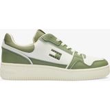 Tommy Hilfiger Tommy Jeans Retro Basket Erkek Yeşil Spor Ayakkabı - 0LD-Yeşil