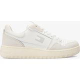 Tommy Hilfiger Tommy Jeans Retro Basket Kadın Beyaz Spor Ayakkabı - 01W-Beyaz