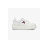 Tommy Hilfiger Tommy Jeans Retro Basket Platform Kadın Beyaz Spor Ayakkabı