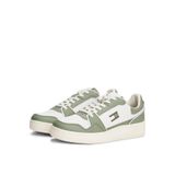 Tommy Hilfiger Tommy Jeans Retro Basket Spor Ayakkabı, 42, TJM RETRO BASKET, Yeşil, Erkek