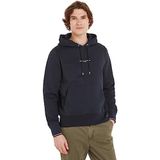 Tommy Hilfiger Tommy logolu kapüşonlu erkek kapüşonlu sweatshirt, Desert Sky., XL