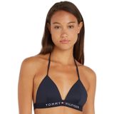 Tommy Hilfiger triangle fixed foam Kadın Bikini Üstü desert sky XL