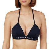 Tommy Hilfiger triangle fixed foam Kadın Bikini Üstü desert sky XS