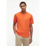 Tommy Hilfiger Turuncu Erkek Bisiklet Yaka T-Shirt MW0MW37508SCX_LIGHT Interlock Tee