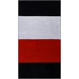 Tommy Hilfiger Üniseks Plaj Havlusu, Logolu, Çok Renkli (Çöl Gökyüzü/Beyaz/Kırmızı), Tek Beden