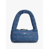 Tommy Hilfiger Urban Aop Omuz Çantası, OS, AW0AW18266, Denim, Kadın