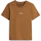 Tommy Hilfiger Vans Brand Love Small Center Tee Erkek Kahverengi T-Shirt - MW0MW41453 - XL