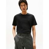 Tommy Hilfiger Vans Lıght Interlock Tee Erkek Siyah T-Shirt - MW0MW37508 - XL