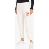Tommy Hilfiger Varsity Flock Sweatpant Kadın Beyaz Eşofman Altı - YBH-Beyaz