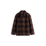 Tommy Hilfiger WOOL DBL FACE CHECK, 0M7 Kahverengi Erkek Ceket