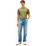 Tommy Hilfiger Yeşil Erkek Logo Baskılı T-Shirt MW0MW38626MSX_PERFORMANCE Tıpped Te