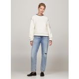 Tommy Hilfiger Yüksek Bel Boru Paça Normal Mavi Kadın Denim Pantolon CLASSIC STRAIGHT HW A MIO WRN