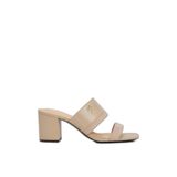 Tommy Hilfiger Yüksek Topuk Deri Sandalet, 39, FW0FW08530, Bej, Kadın