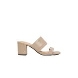 Tommy Hilfiger Yüksek Topuk Deri Sandalet, 40, FW0FW08530, Bej, Kadın