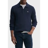 Tommy Jeans % 100 Pamuk Regular Fit Düğmeli Polo Yaka Kazak Erkek Polo Yaka Kazak DM0DM20304 C1G - Lacivert - 2XL