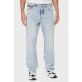 Tommy Jeans % 100 Pamuk Regular Straight Normal Bel Düz Paça Jeans Erkek Kot Pantolon DM0DM21226 1A5 - Mavi - 36 / 32