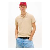 Tommy Jeans Bej Erkek Polo T-Shirt DM0DM20676AB9 Bej Polo T-Shirt