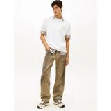 Tommy Jeans Bej Erkek Regular Fit Baskılı T-Shirt DM0DM22554YBL Ekru T-Shirt - XL