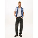 Tommy Jeans Bisiklet Yaka Baskılı Gri Erkek T-Shirt DM0DM22318P08 Gri T-Shirt - XL