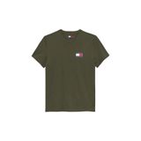 Tommy Jeans Bisiklet Yaka Baskılı Haki Erkek T-Shirt DM0DM20740GY1 Haki T-Shirt