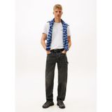 Tommy Jeans Bisiklet Yaka Baskılı T-Shirt, S, 5003340373, Gri, Erkek