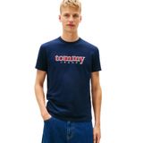 Tommy Jeans Bisiklet Yaka Baskılı T-Shirt, S, 5003340428, Lacivert, Erkek