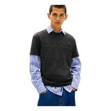 Tommy Jeans Bisiklet Yaka Baskılı T-Shirt, XL, 5003340319, Siyah, Erkek