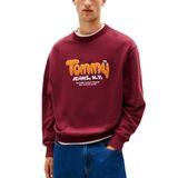 Tommy Jeans Bisiklet Yaka Sweatshırt, M, 5003296730, Bordo, erkek