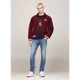 Tommy Jeans Bordo Erkek Mont DM0DM19626VLP Crest Cord Letterman - XL