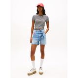 Tommy Jeans Denim Şort MOM SHORT RWB BJ8131, 36, 5003344956, Lacivert, Kadın
