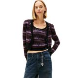 Tommy Jeans Desenli Hırka, S, 5003298463, Siyah, Kadın